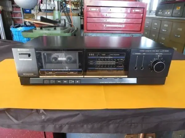 hitachi-cassette - tape rec. d-s40a hifi stereo