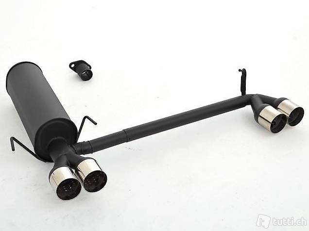  Duplex Sportendschalldämpfer Opel Zafira A