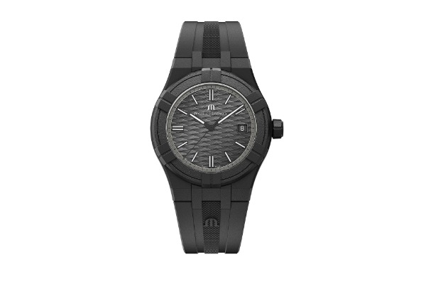 Maurice Lacroix Aikon #tide - Schwarzes Armband (Fabrikneu)