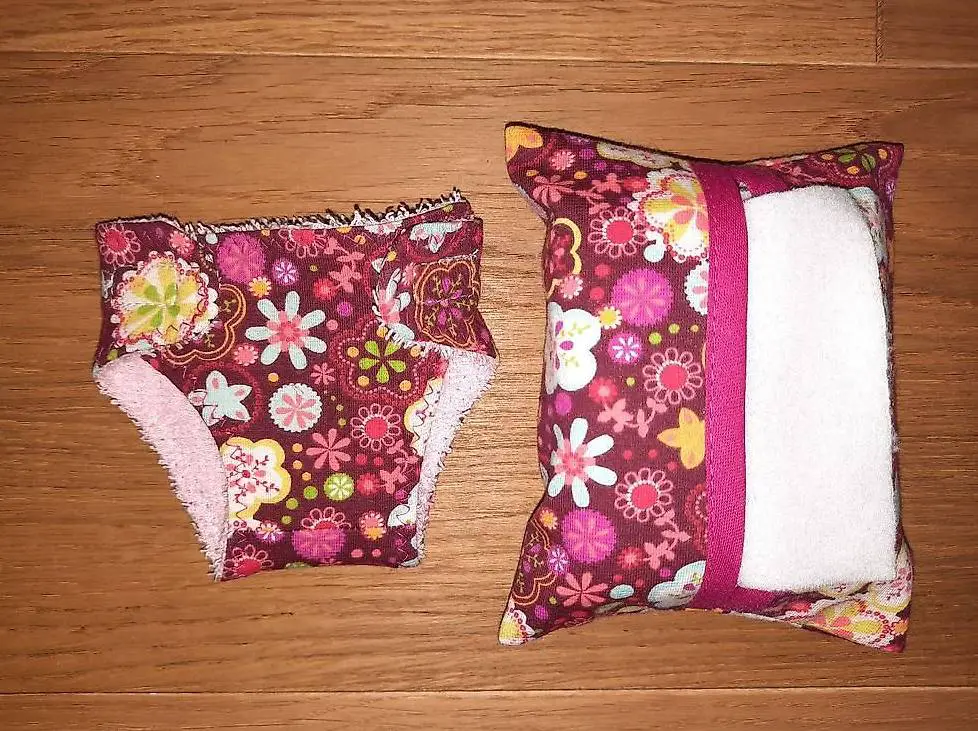 Puppenwindel Bäbiwindel