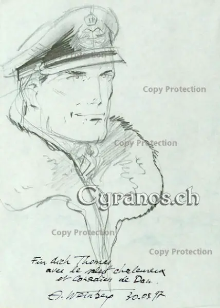 Albert Weinberg (1922-2011) - Original-Zeichnung DAN COOPER