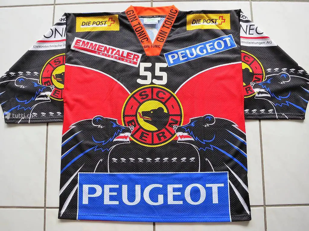 SCB Eishockey Meistertrikot von Patrik Juhlin #55 - SC Bern