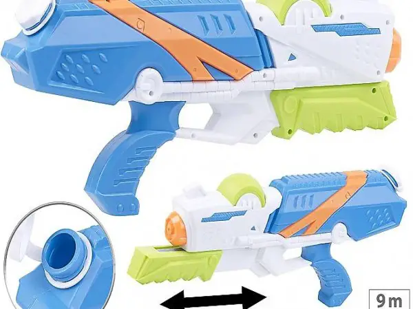  XL-Kinder-Wasserpistole mit extra-grossem Wassertank, 850 ml