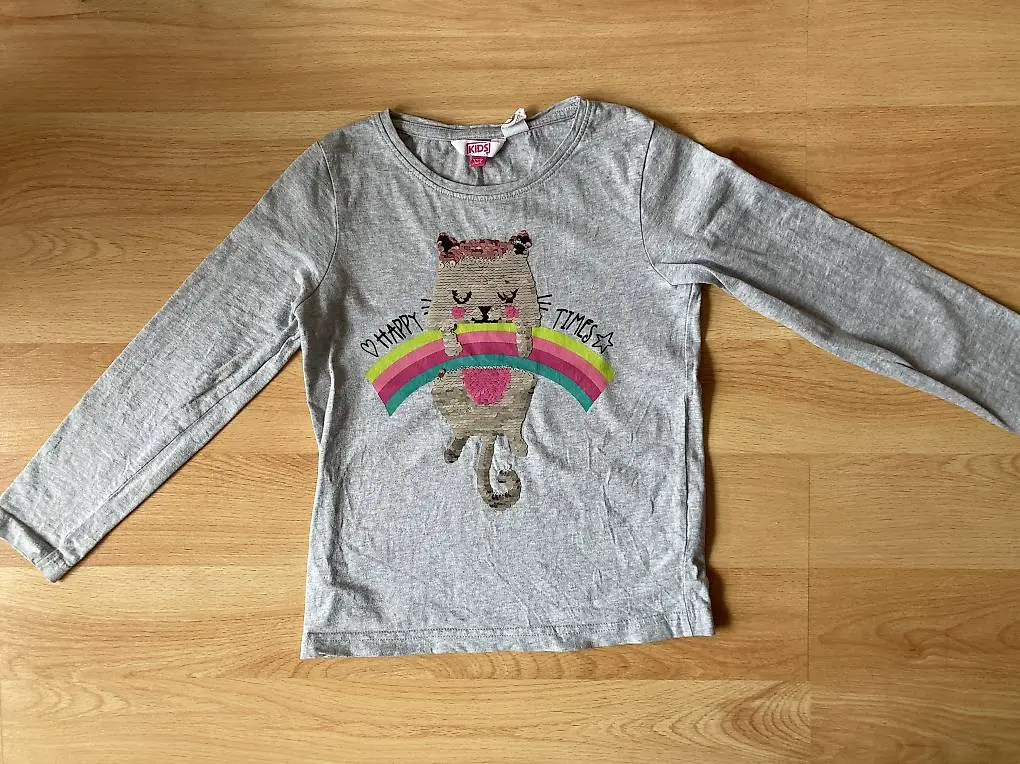 Langarm Shirt Grösse 122 Happy Times