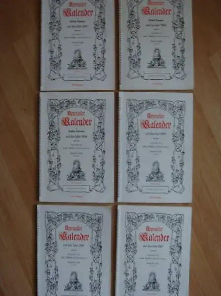 Appenzeller Kalender / 5 Stk
