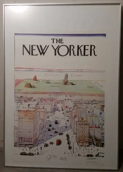 Bild; The New Yorker, 91x121, Glasrahmen