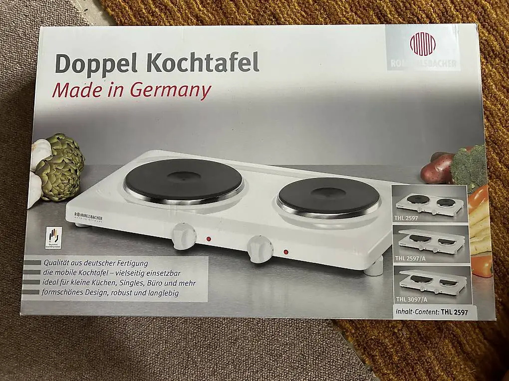 Externe Doppelkochplatte