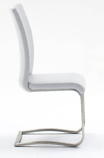 Echtleder Freischwinger Stuhl