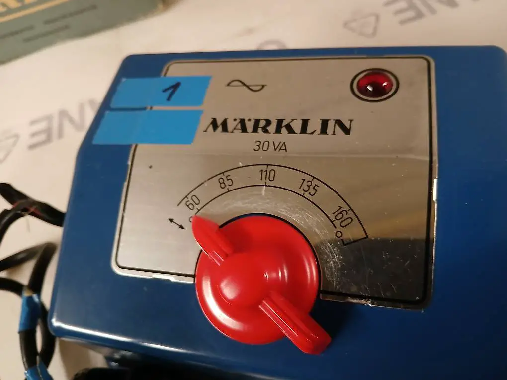 Trasformatore per trenini MAERKLIN, vintage, con scatola