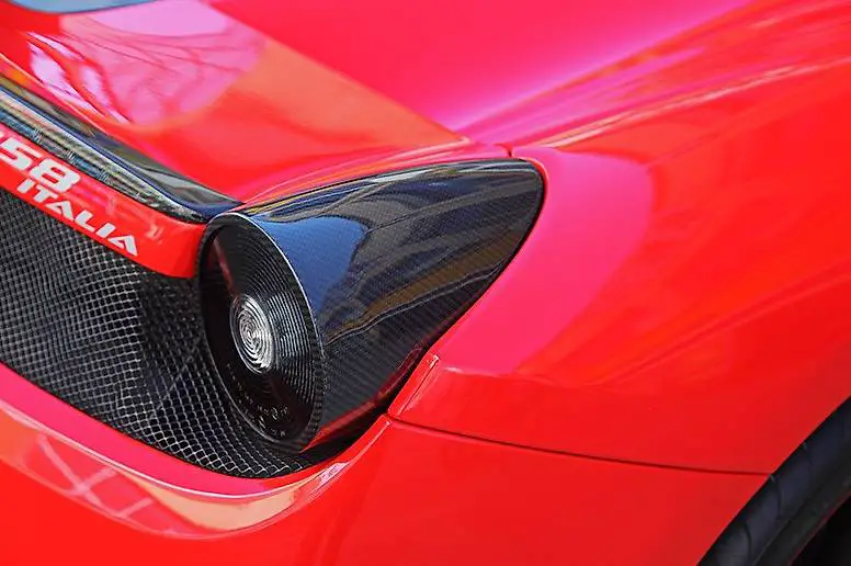 Rückleuchten Cover Carbon Ferrari 458 Italia