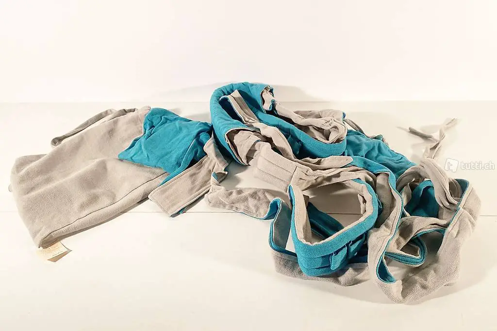  Girasol MySol Babytrage Halfbuckle ALASKA blau/sand