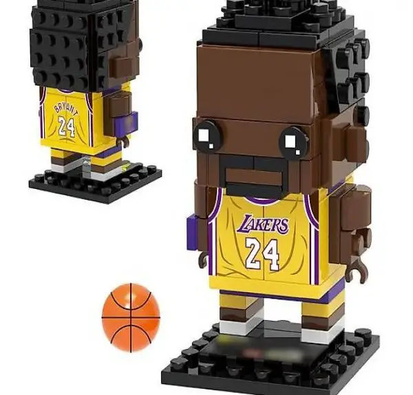 Kobe Bryant Bausatz Baukasten Nano Block 24 LA Lakers