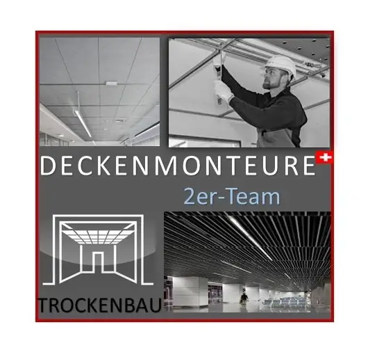 Deckenmonteure/Metall (2er-Team) - per sofort