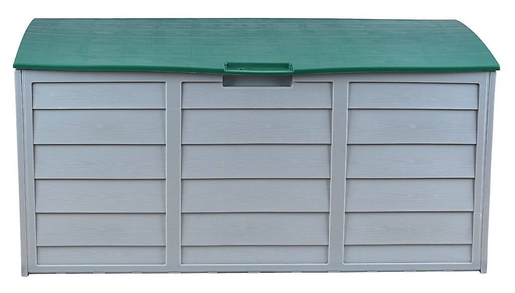 Kissenbox Gartenbox grün / grau