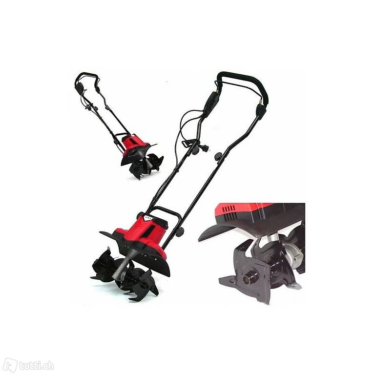  Elektro Gartenfräse 1000W 360mm Arbeitsbreite