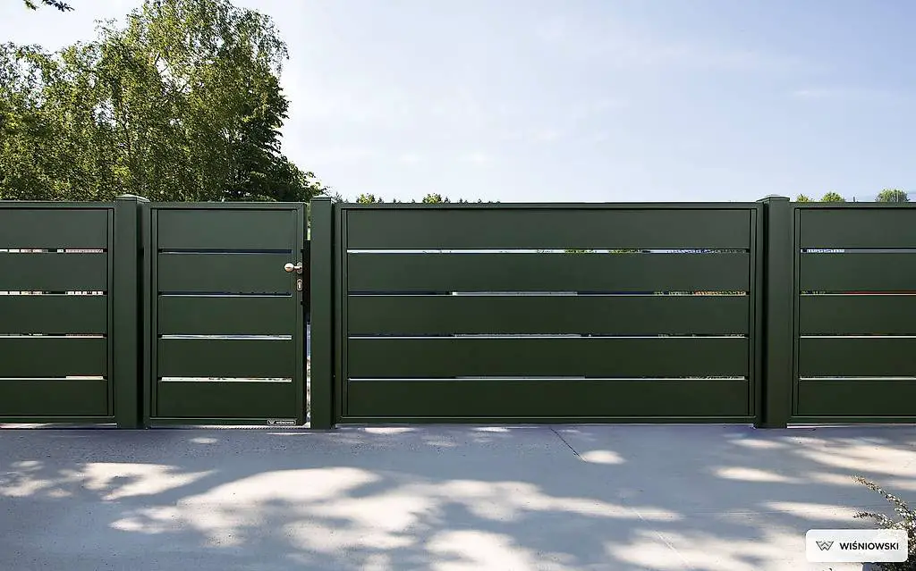 Schiebetor, Einfahrtstor mit Motor, NEU, Metall, Garantie