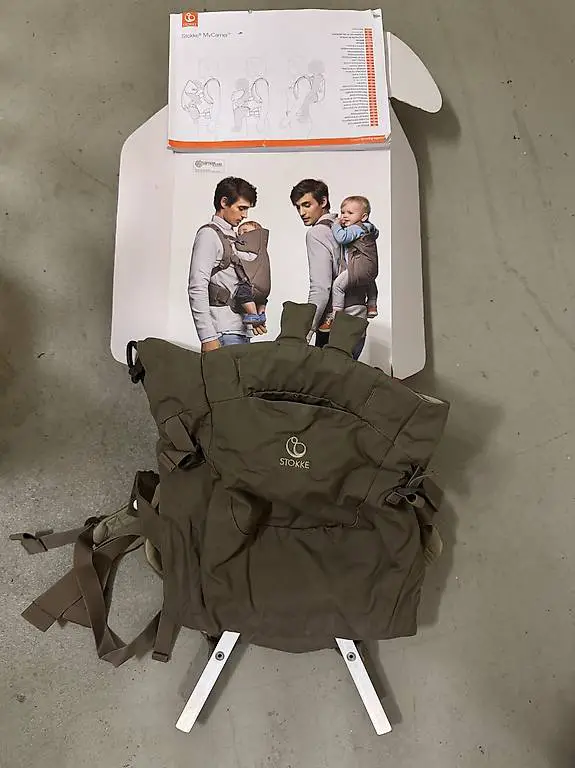 Stokke 3-in-1 MyCarrier? Bauch- & Rückentrage Babytrage, gra