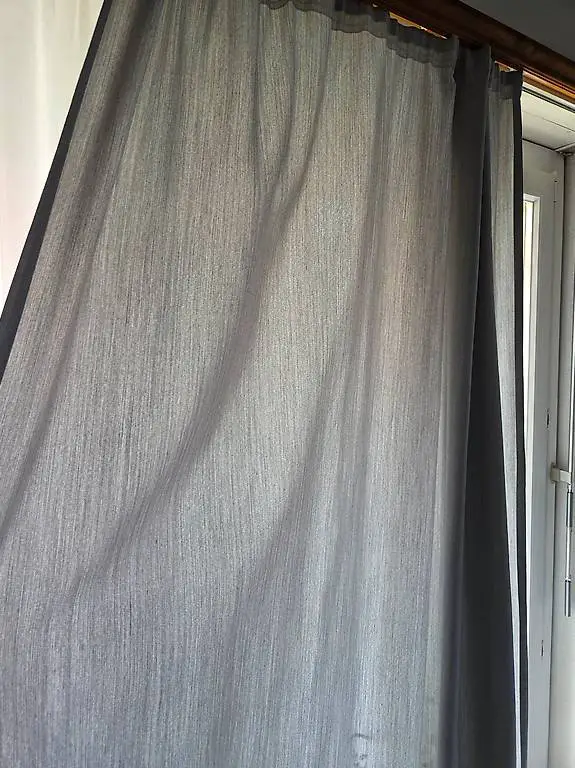 Vorhang Grau