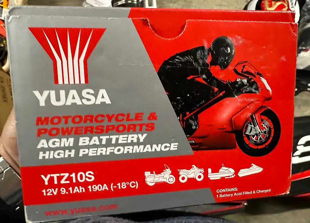 yuasa motorcycle & powersports agm battery high performance