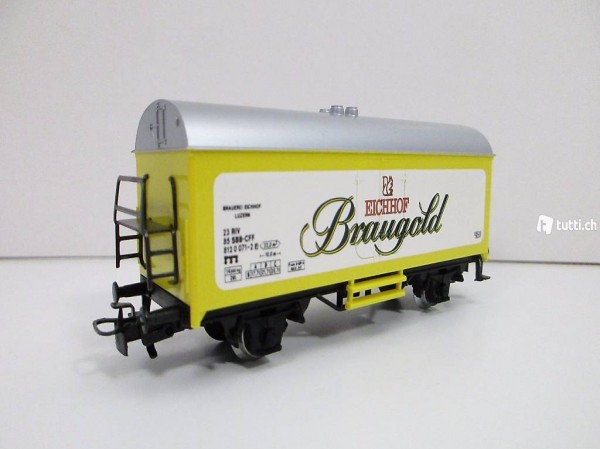 Märklin H0 SoMo SBB Bierwagen EICHHOF BRAUGOLD