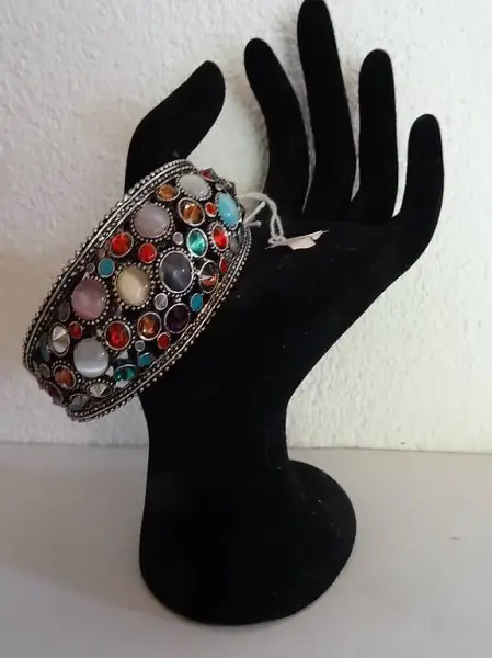  Armband mit farbige Steinen Modeschmuck Neu