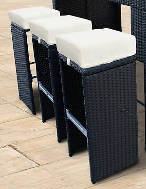 Hocker in elegantem Schwarz