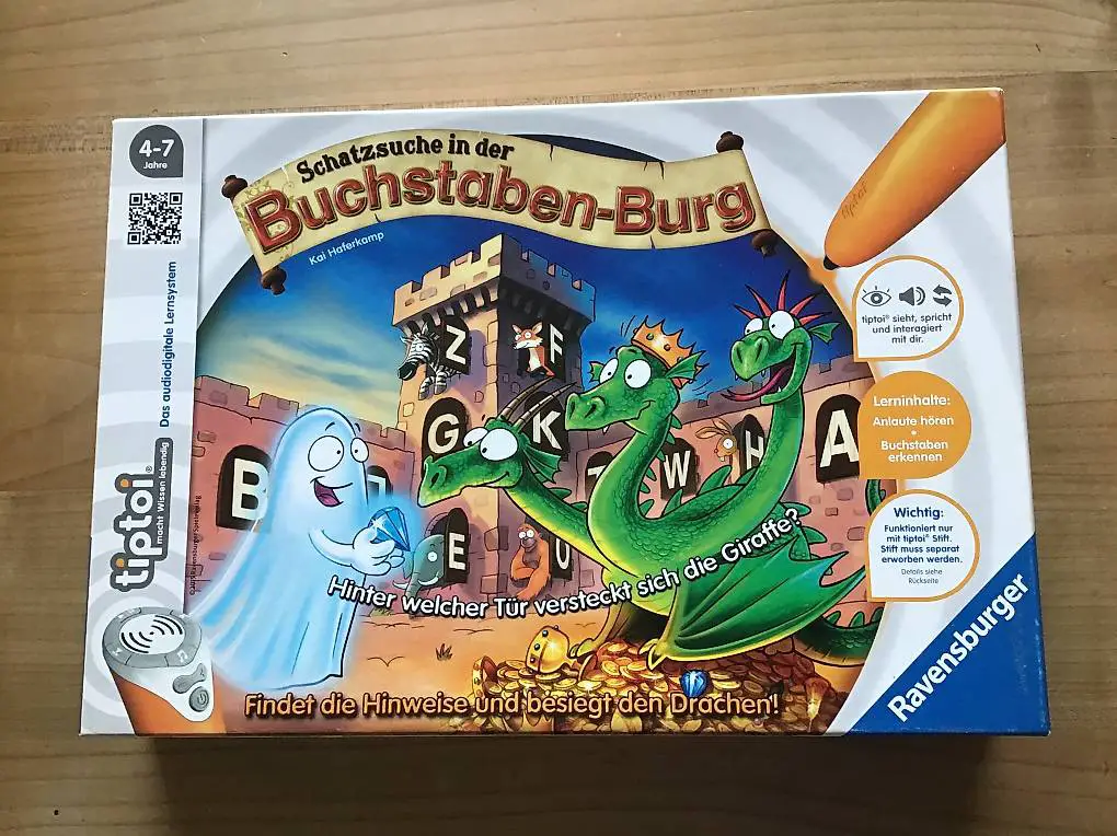 Tiptoi Spiel Schatzsuche in der Buchstaben-Burg