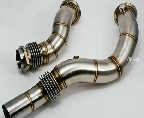  Downpipe BMW M3 M4 F80 F82 76mm 3" Sportauspuff Edelstahl