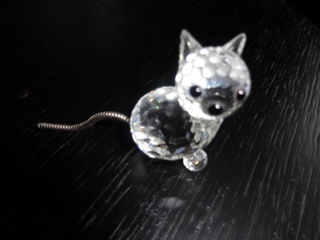 Swarovski Kristall Tierli Katze Büsi Büseli