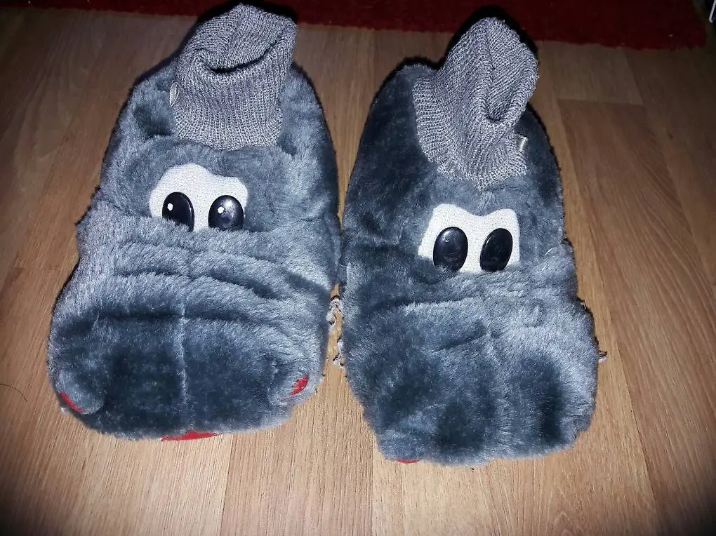 Nilpferd Hausschuhe Gr. 28/29