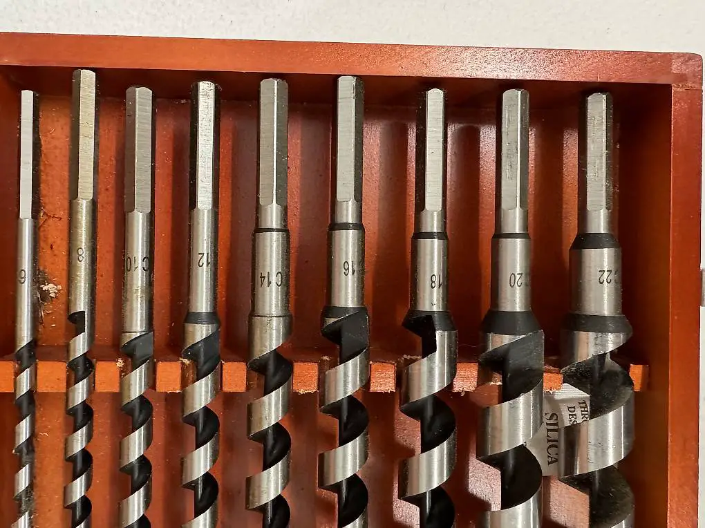 Technocraft Holz Schlangenbohrer-Satz 9 tlg.