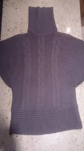 Modischer Pullunder Gr. 40/42 Rollkragen Pullover