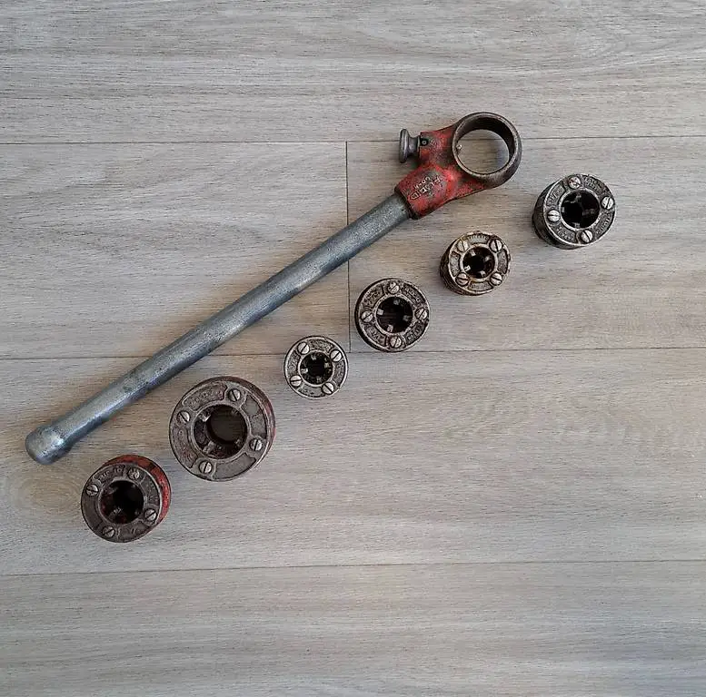 Gewindeschneider Ridgid 00-R - inkl. 6 Köpfe