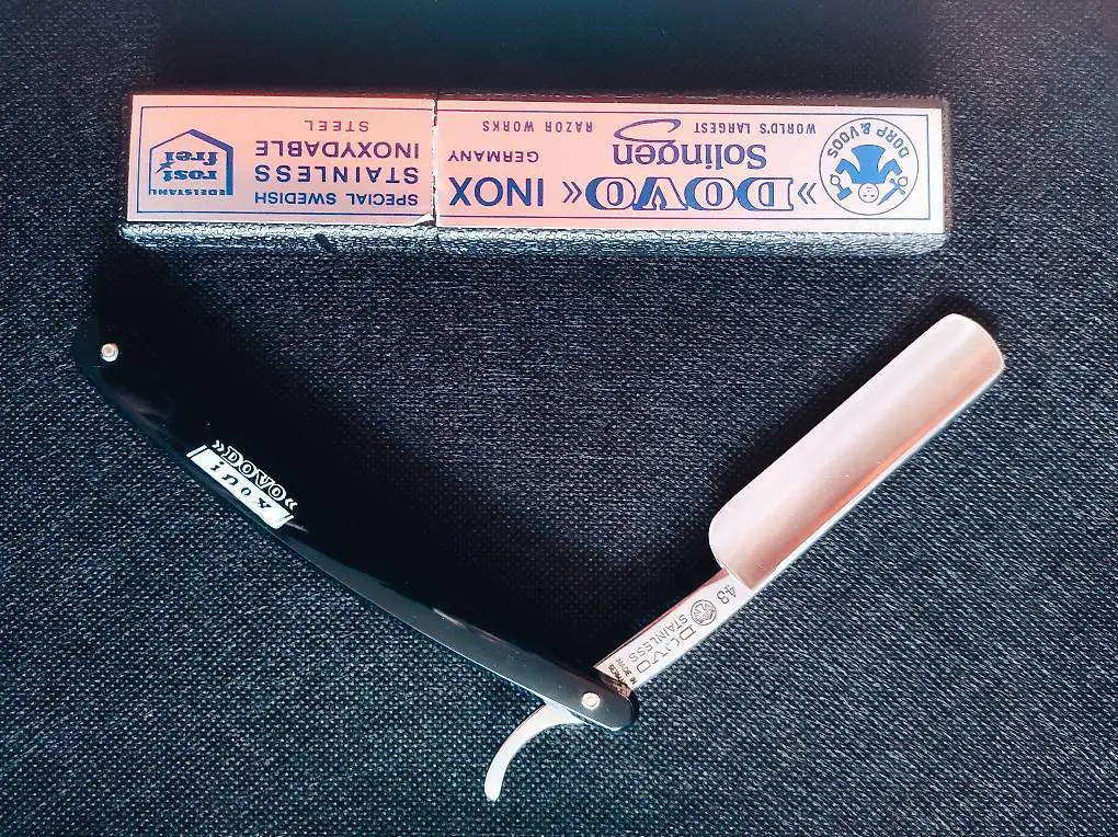 Rasiermesser Dovo Inox Solingen Neu. Made in Germany.
