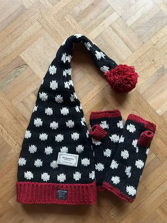 Mütze und Handstulpen