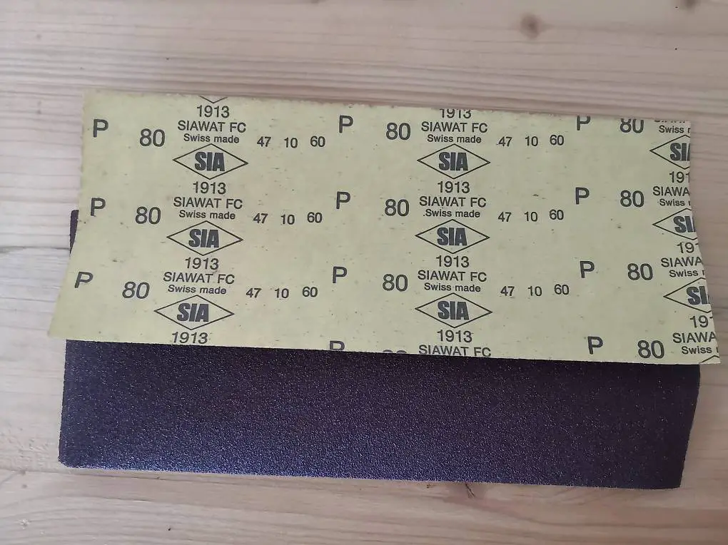 SIA Schleifpapier P80 & P100