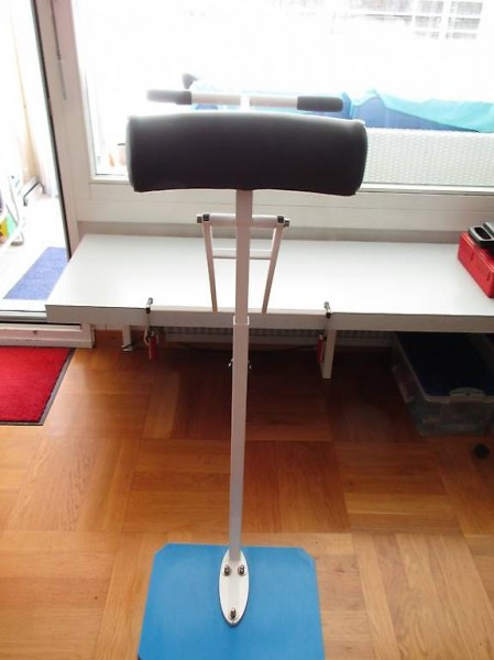 Neuen mobilen Statikus, weiss und in Höhe verstellbar