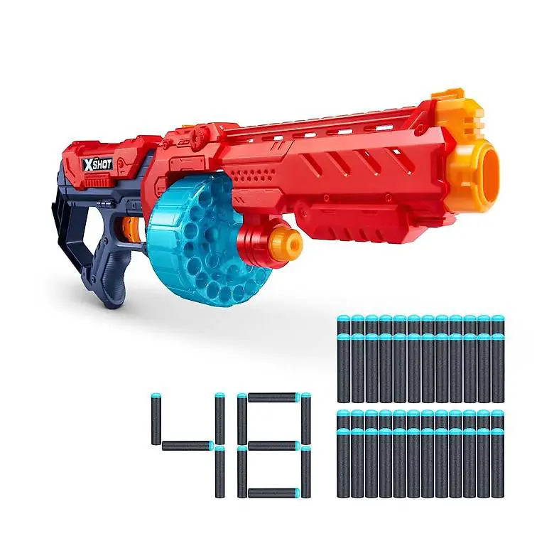blaster x-shot turbo fire mit 48 darts