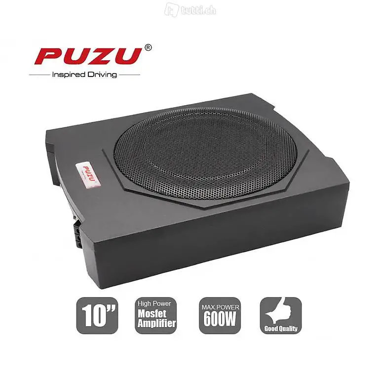  10" aktives Auto-Bass-Lautsprechersystem 600W