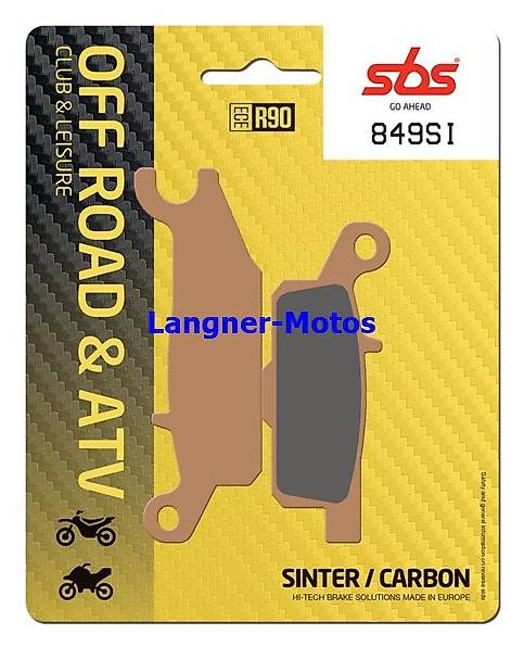 bremsbelag sbs 849 si yamaha yfm fgpw grizzly 550 700 yfm ra