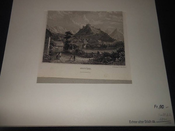 STICHE, Zeichnungen, GRAVURES, REP. von Gruyère, FR, Jaun