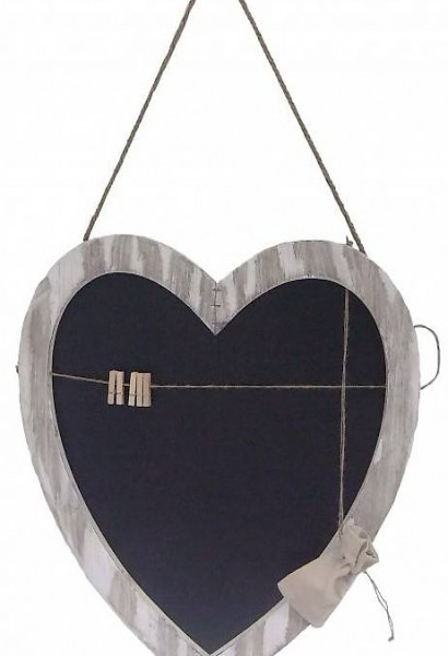  Wandtafel in Herzform