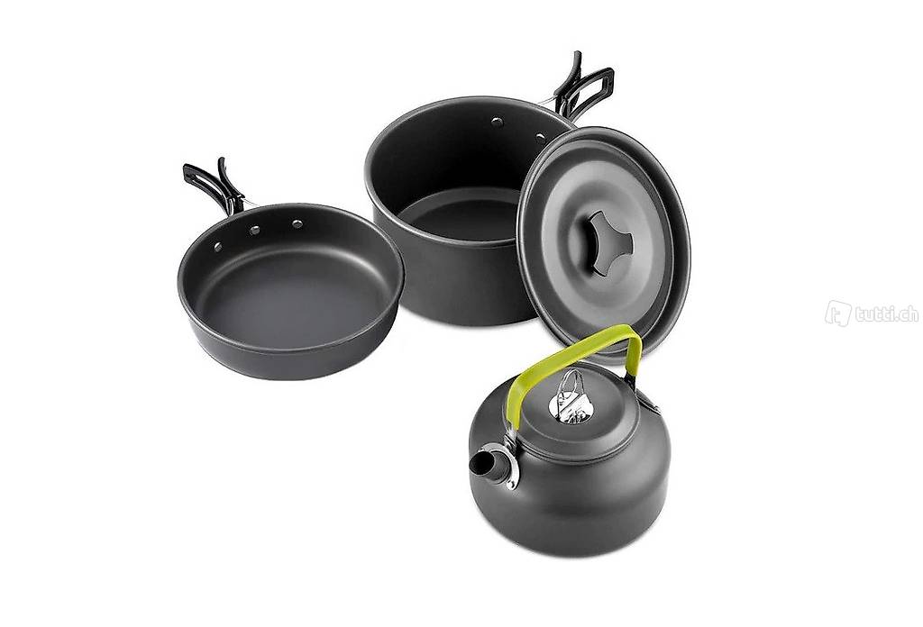  Camping Koch-Set (Outdoor Geschirr)