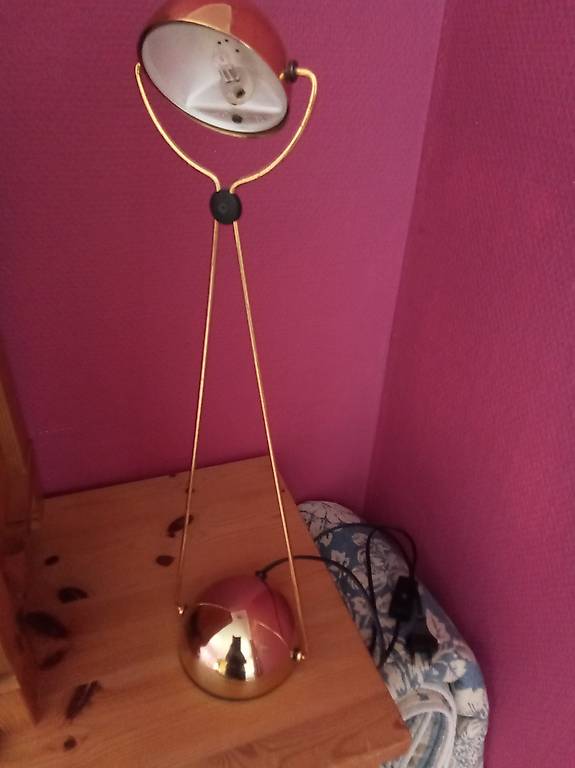 Goldige Lampe