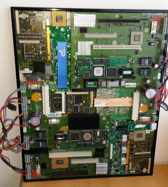 PC Kunstwerk im Bilderrahmen