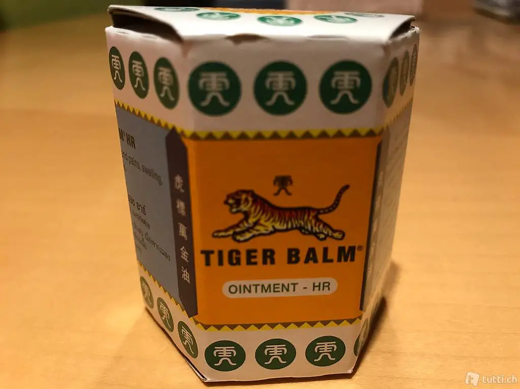 Tiger Balm Salbe weiss-mild Topf 30g, und Rot