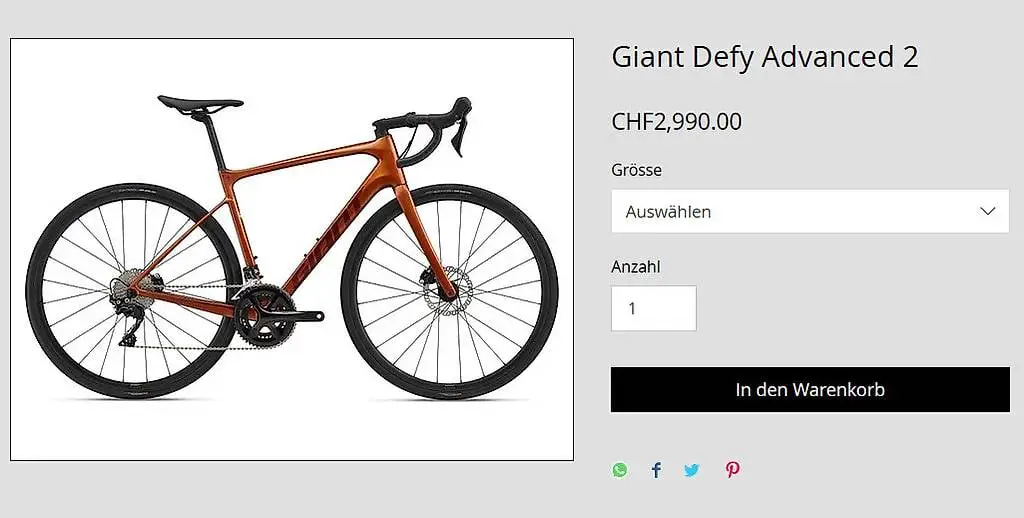 Giant Defy Advanced Carbon Hammer Preis