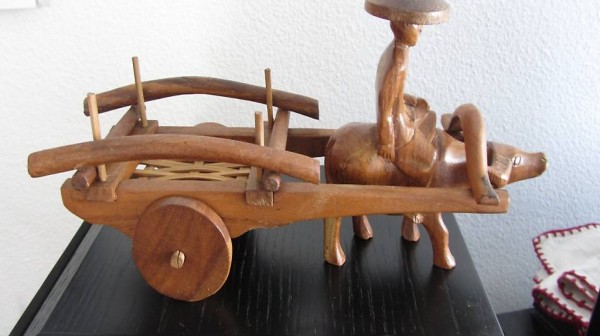 Philippinisches Ochsengespann