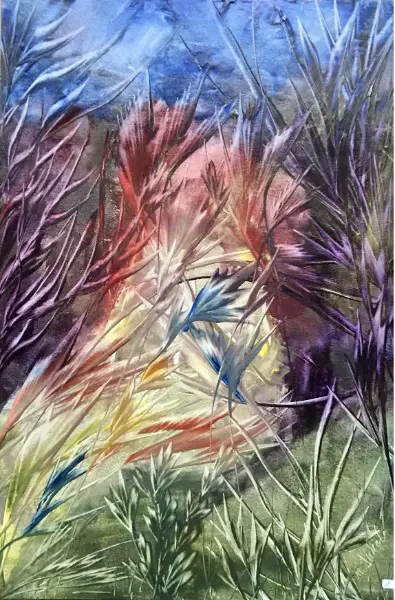 Selbst gemaltes Bild in Enkaustic