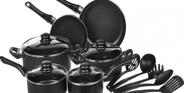  15-teiliges Kochgeschirr mit Antihaftbeschichtung